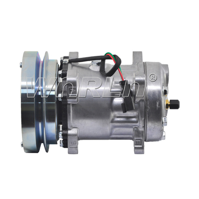 Otomatik Klima 7H15 AA7H15AA için kompresör MAQUINA CASE/ CATERPILLAR D10R/D10T/D6T/D6R/938G SAÍDA P/PRESSOSTATO 24V