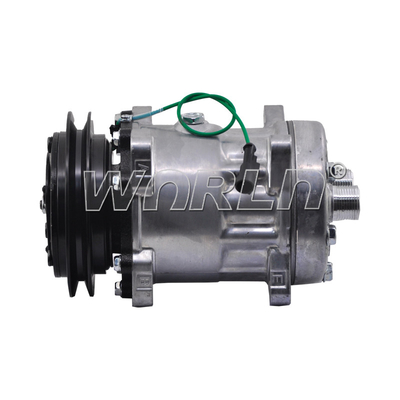 24V kamyon AC kompresörü 7H15 araba AC kompresörü NewHolland için Hitachi için Kobelco için WXTK212