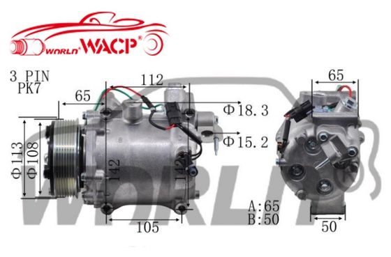 Yüksek Kaliteli Araba Hava Kompresörü 8643296 Honda CRV için Crosstour için Civic RE4 2.4 WXHD013 için