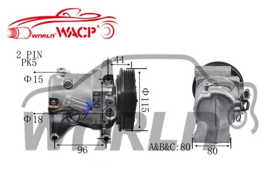 RC.600.225 Araç Klima Kompresörü 51786321 Palio Ateş Uno Siena için WXFT023