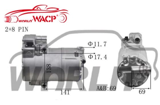 64526998210 Elektrikli Araba AC Kompresörü BMW 2/3/5/7/I3/I8 Mini Countryman WXHB019A için
